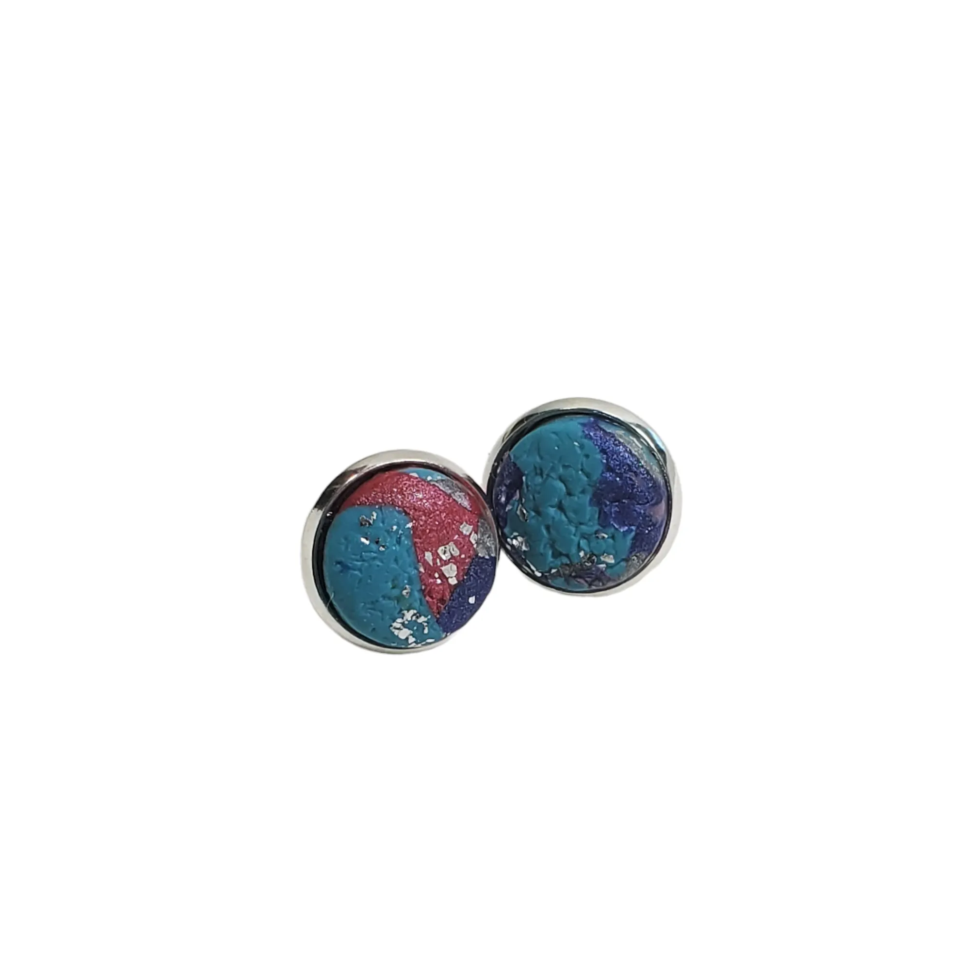 12mm Very Peri Stud Post Earrings - Beautiful and Versatile