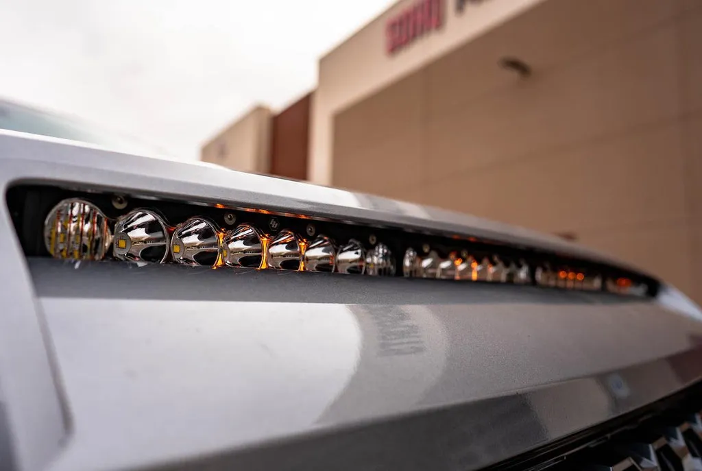 '14-21 TOYOTA TUNDRA SDHQ BUILT HOOD SCOOP LED LIGHT BAR MOUNT