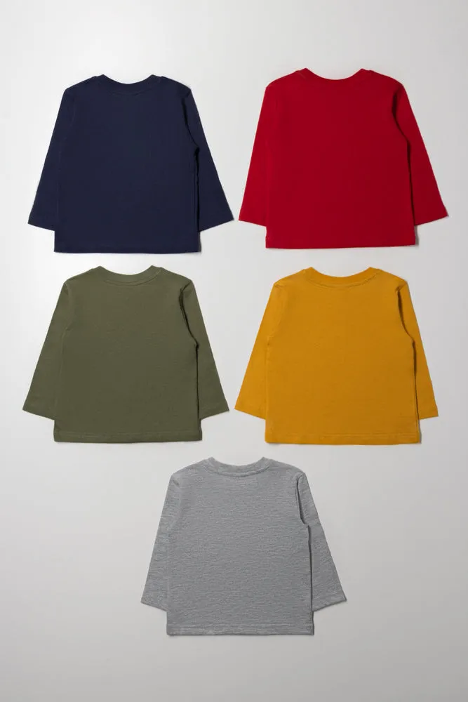 5 Pack T-Shirts Multi