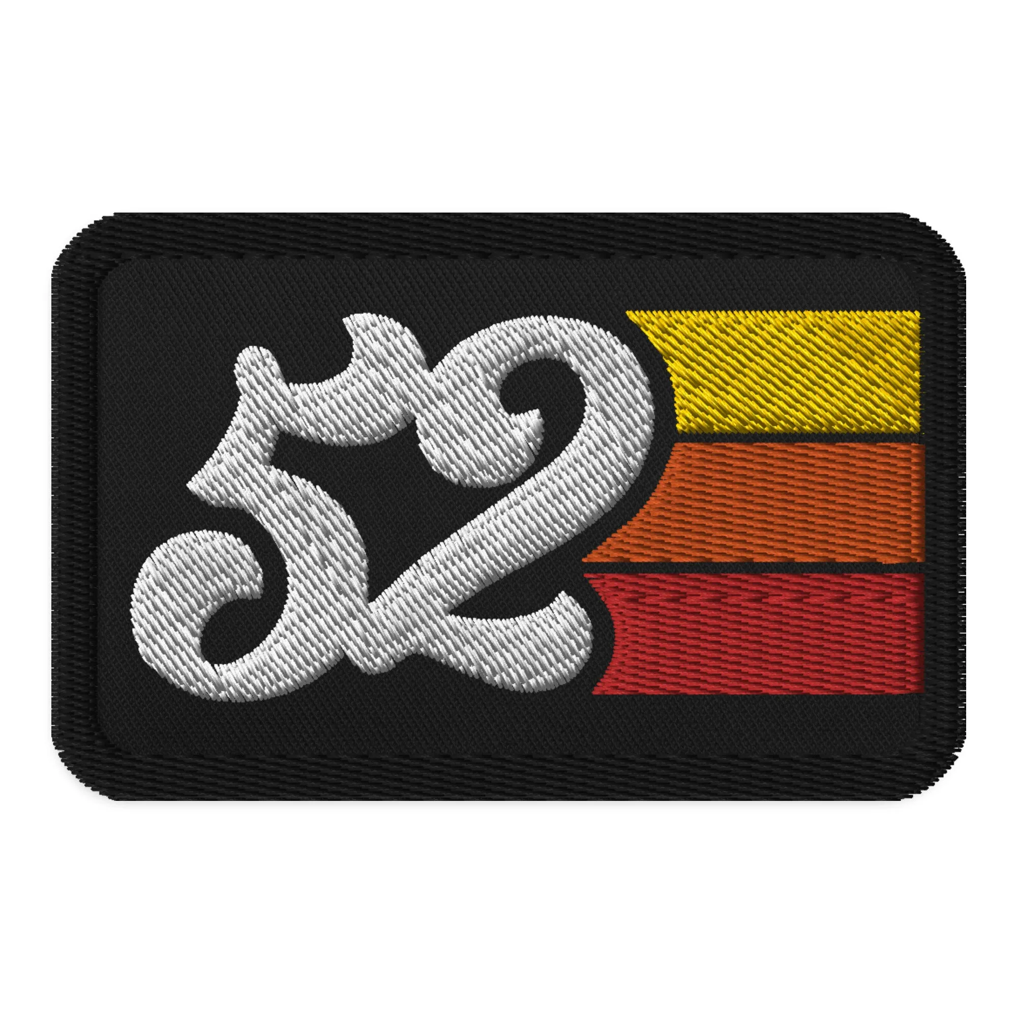 52 - 1952 Retro Groovy Birthday Year Embroidered patches