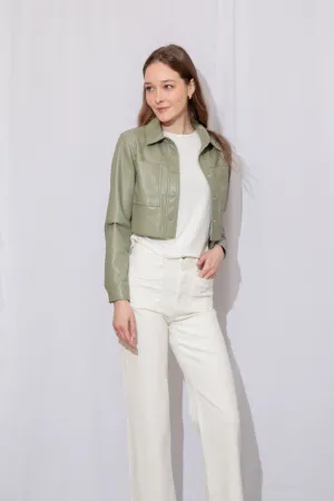 Abbott Faux Leather Jacket