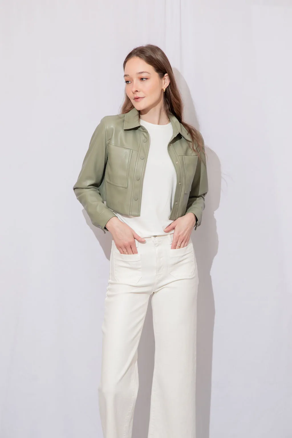 Abbott Faux Leather Jacket