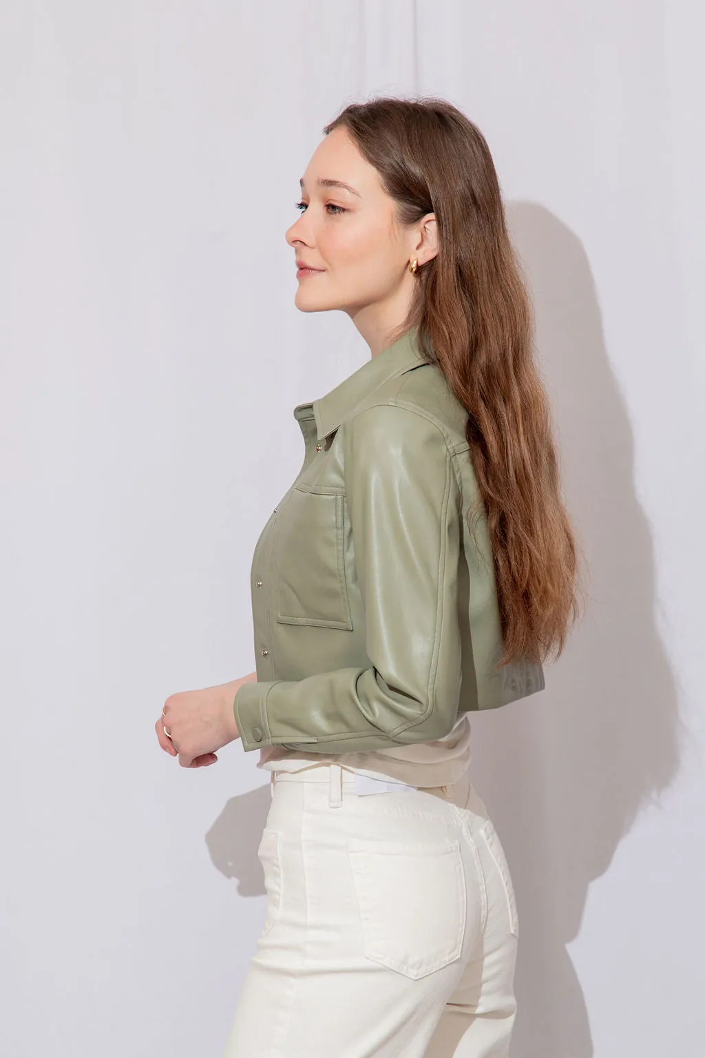 Abbott Faux Leather Jacket
