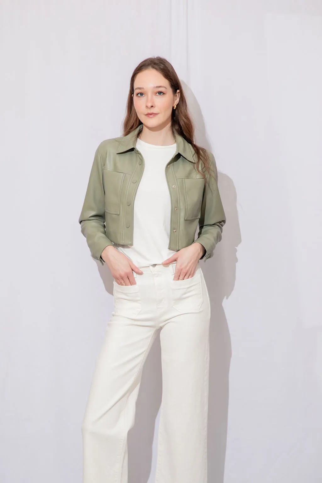 Abbott Faux Leather Jacket