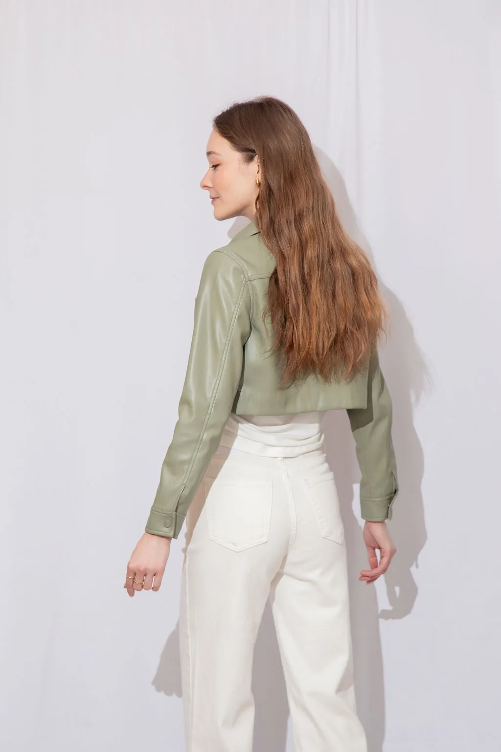 Abbott Faux Leather Jacket