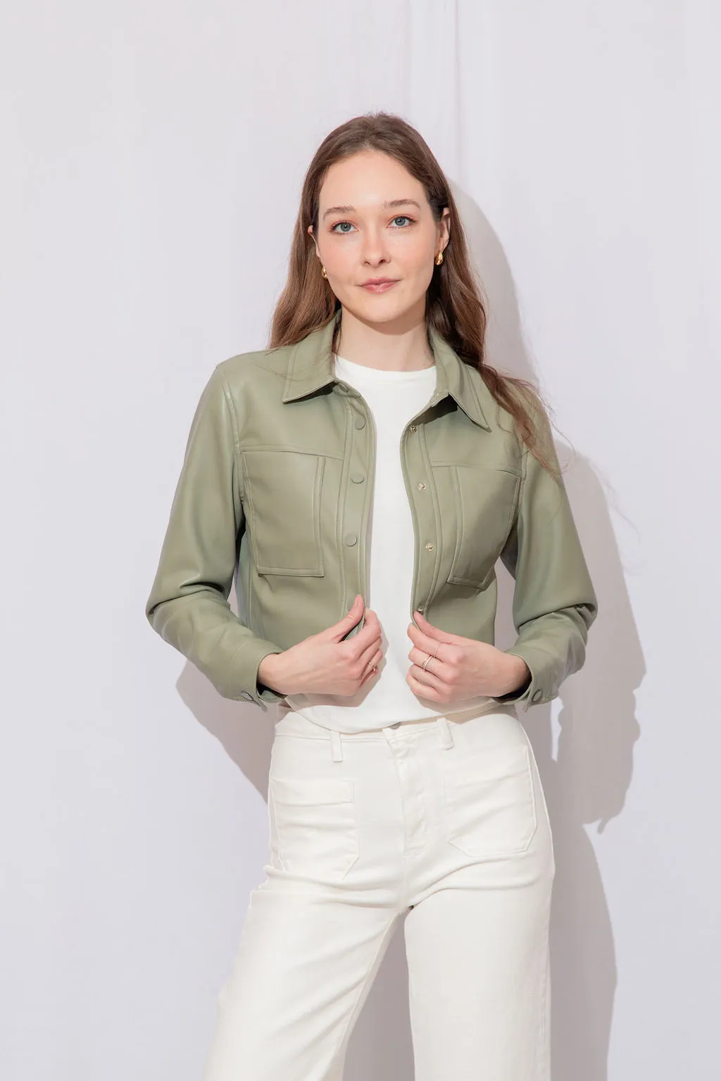 Abbott Faux Leather Jacket