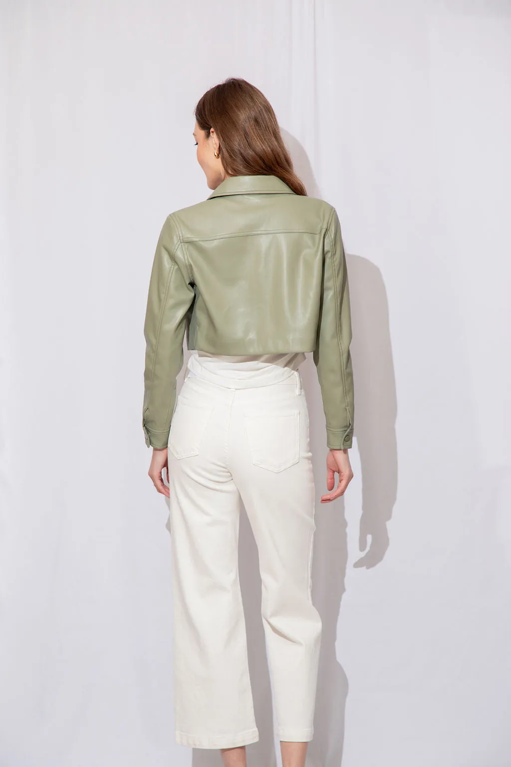 Abbott Faux Leather Jacket