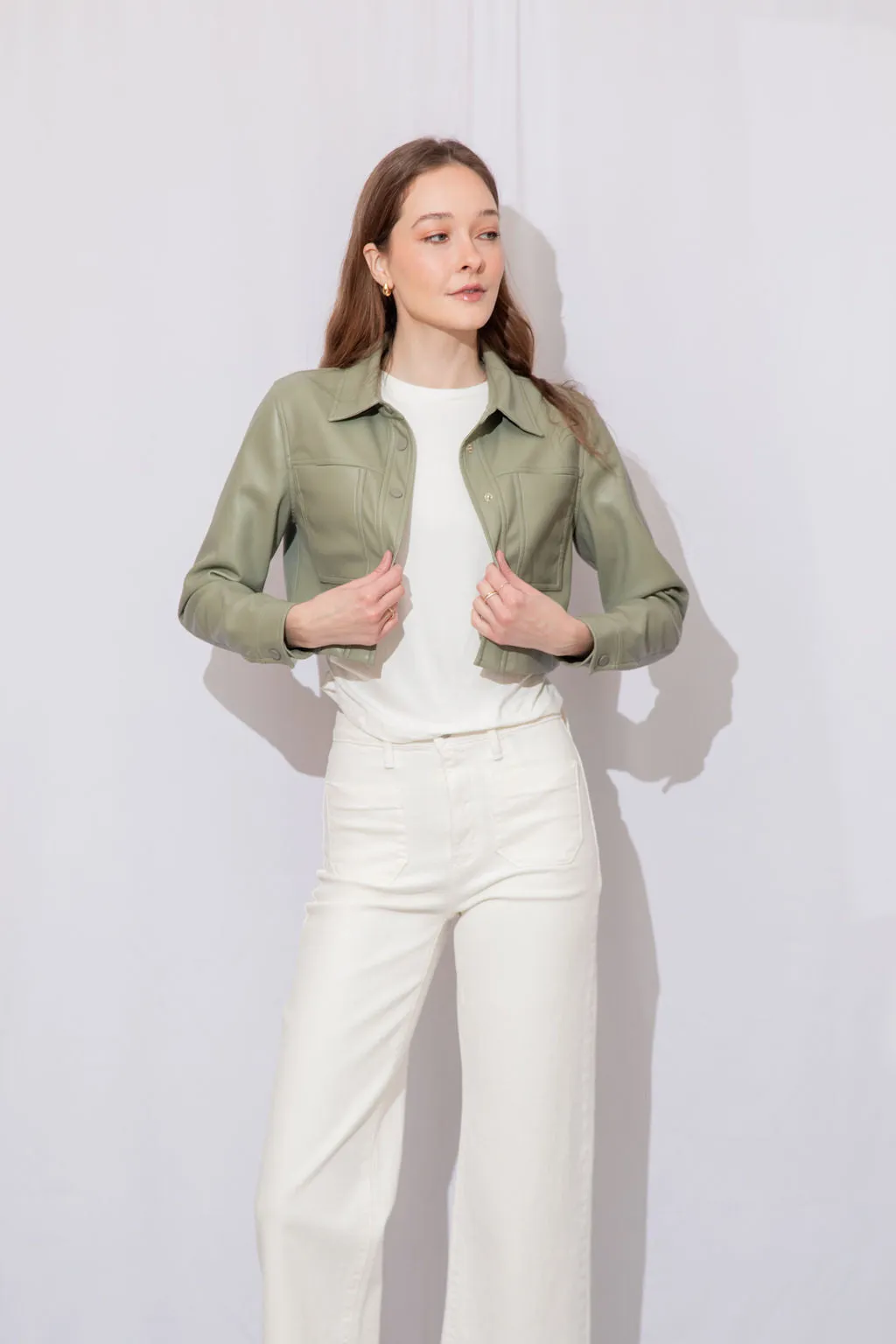 Abbott Faux Leather Jacket