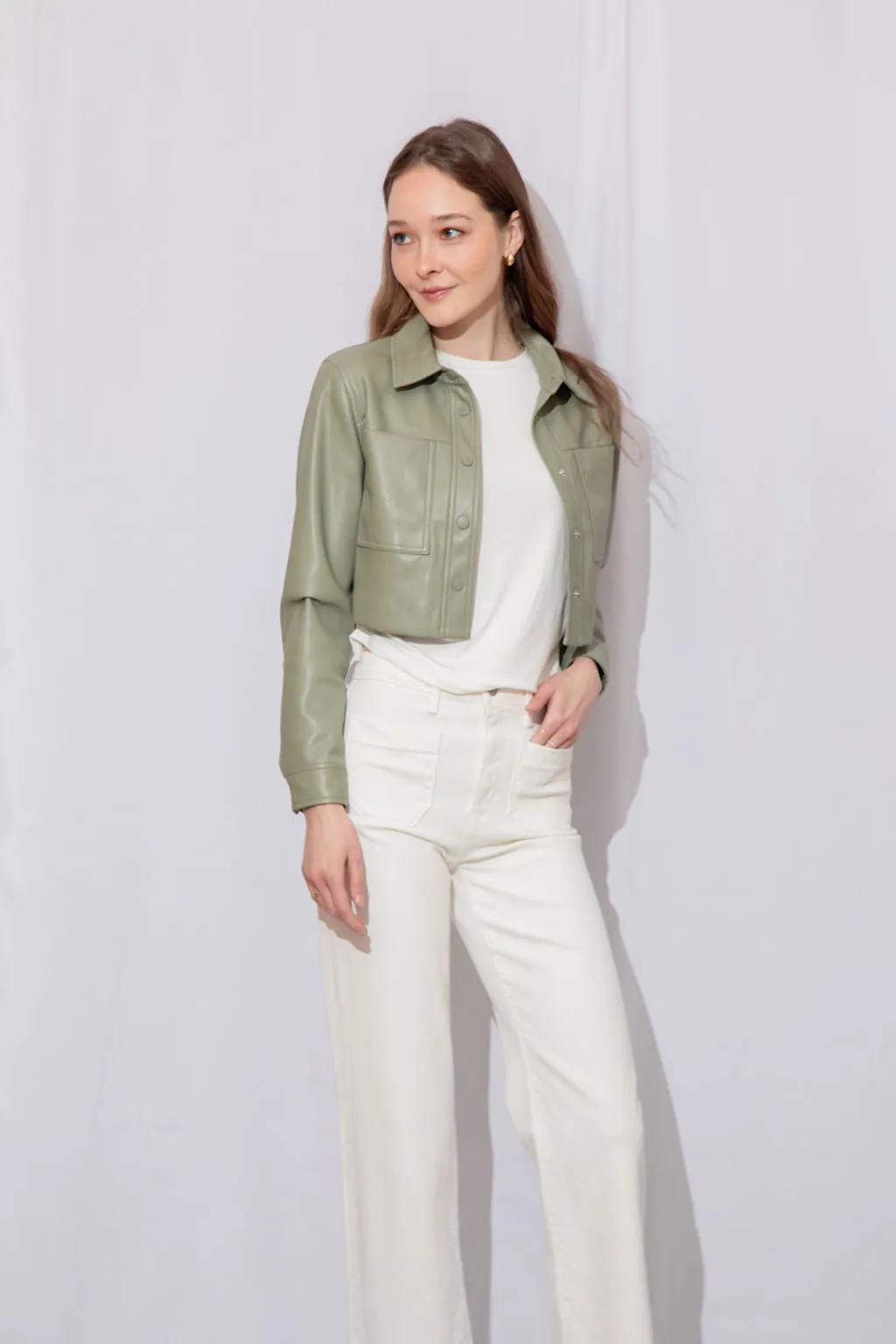 Abbott Faux Leather Jacket