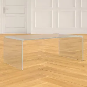 Acrylic Waterfall Sled Coffee Table