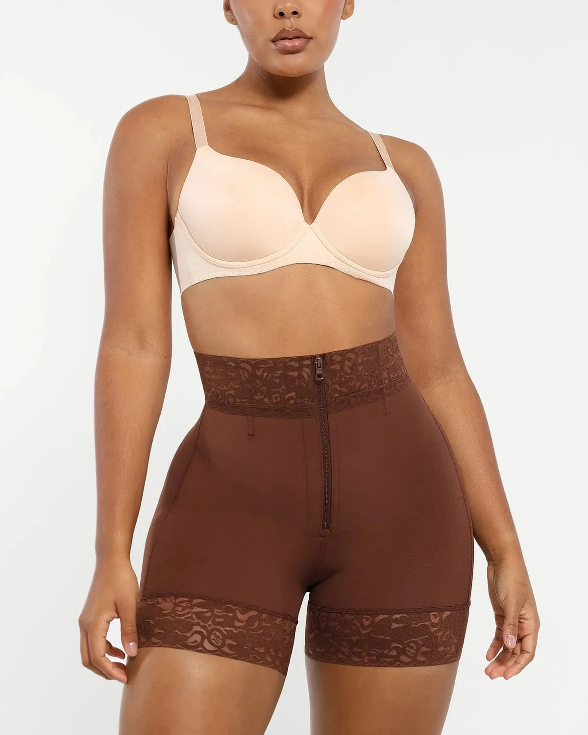 AirSlim® Mid-Rise Steel Boned Butt-Lifting Shorts