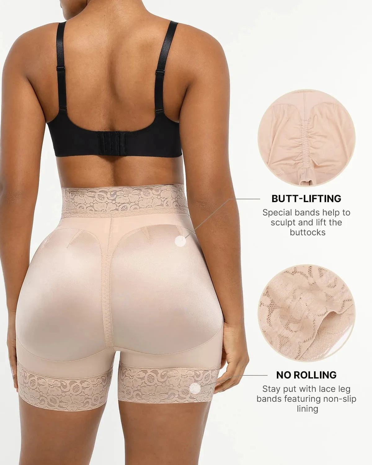 AirSlim® Mid-Rise Steel Boned Butt-Lifting Shorts