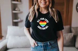 All For Love Pride T-shirt