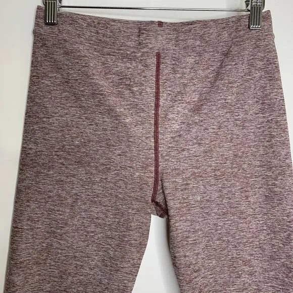 Alo Yoga High Waisted Mauve Alosoft Flow Bike Shorts Womens Small