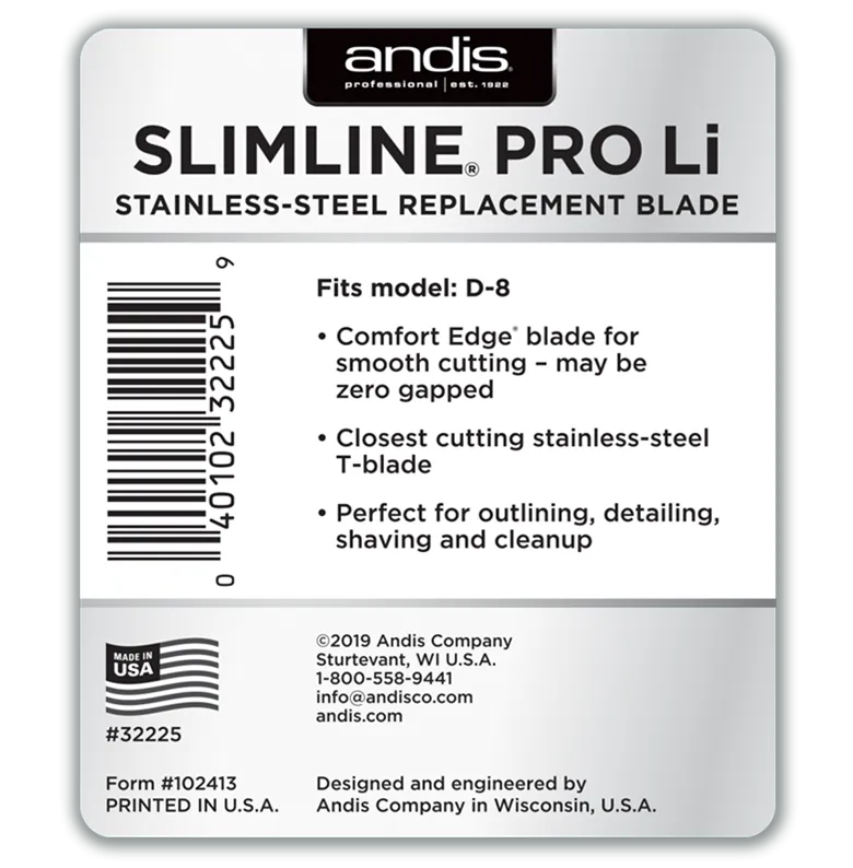 ANDIS - SlimLine Pro Lithium Replacement Blade 1 pc