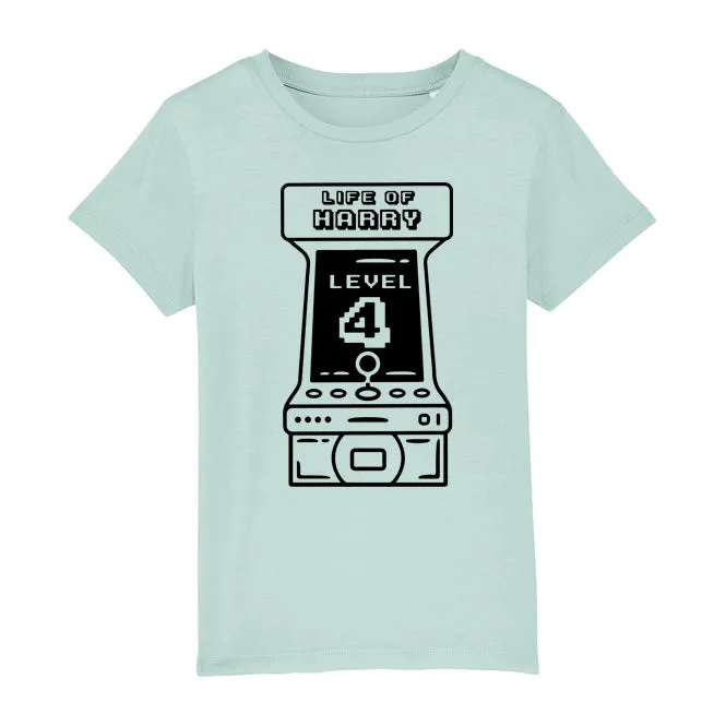 Arcade Birthday Kids Organic T-Shirt