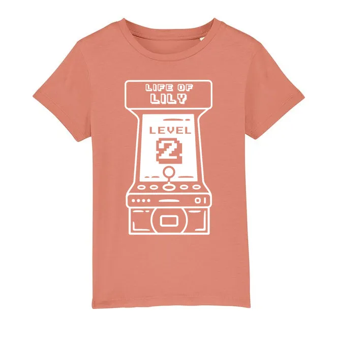Arcade Birthday Kids Organic T-Shirt