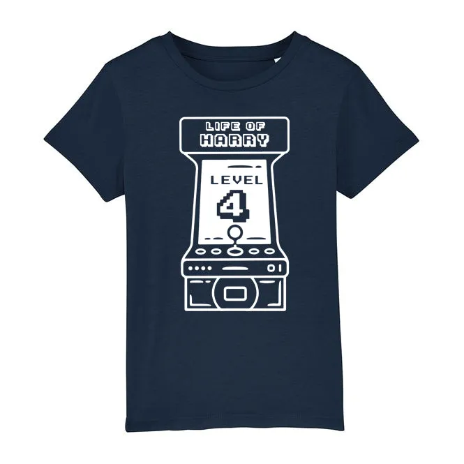 Arcade Birthday Kids Organic T-Shirt