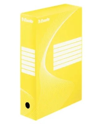 Archiváló doboz ESSELTE Boxy (8cm) citrom  128413