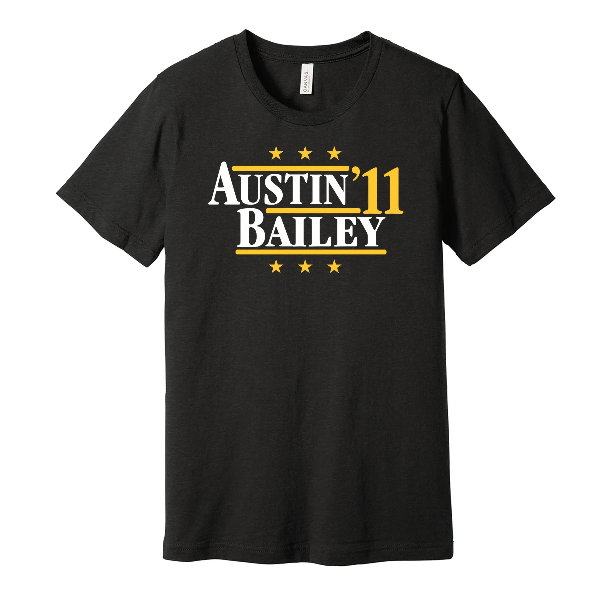 Austin & Bailey '11 - West Virginia Football Political Campaign Parody T-Shirt - Hyper Than Hype Shirts