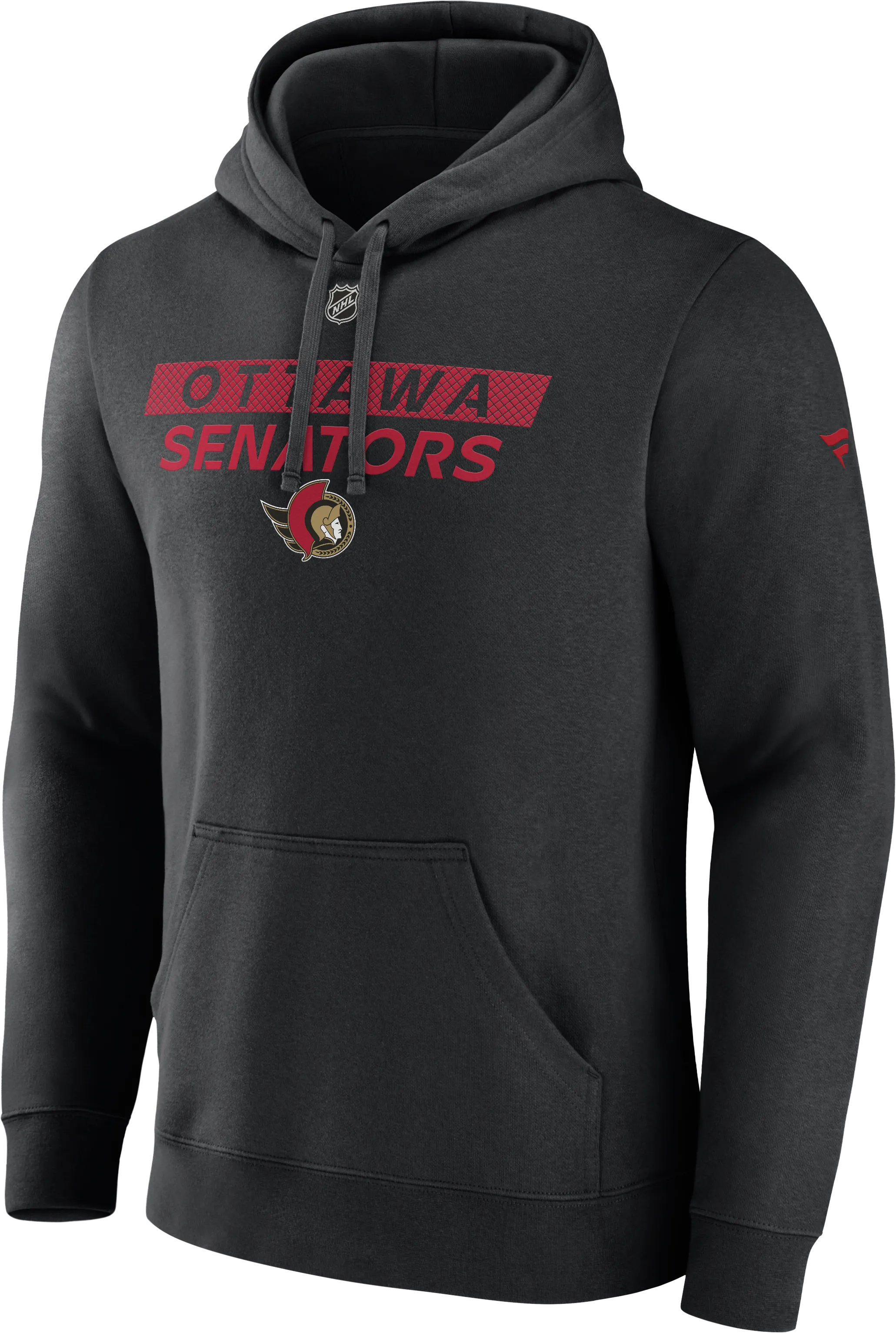 Authentic Pro '24 Senators Black PO Hoody (Fanatics)