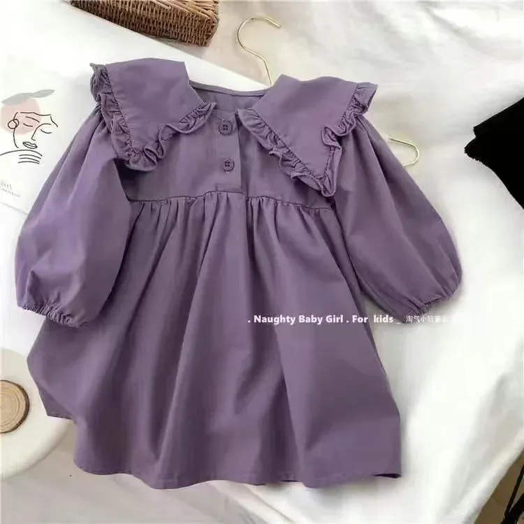 Baby Girls Dress - Casual Pink Princess Dress
