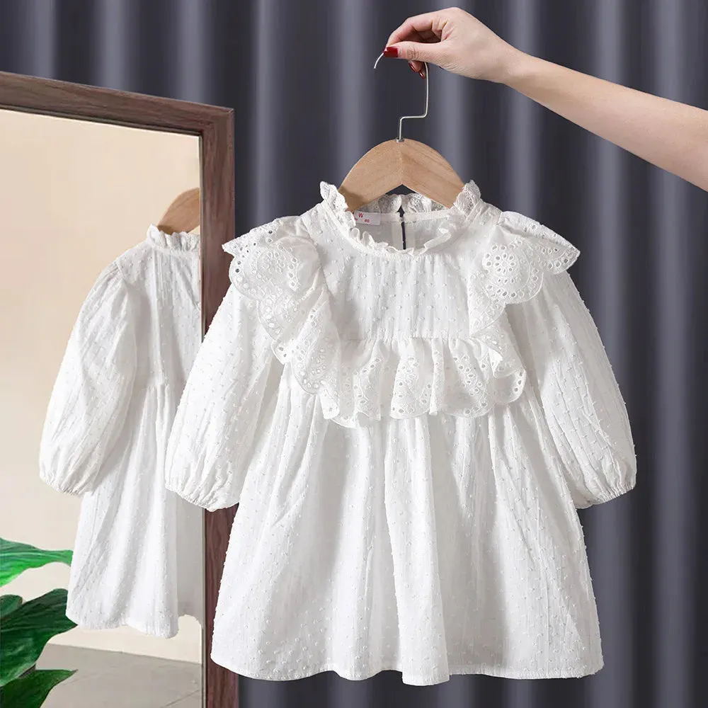 Baby Girls Dress - Casual Pink Princess Dress