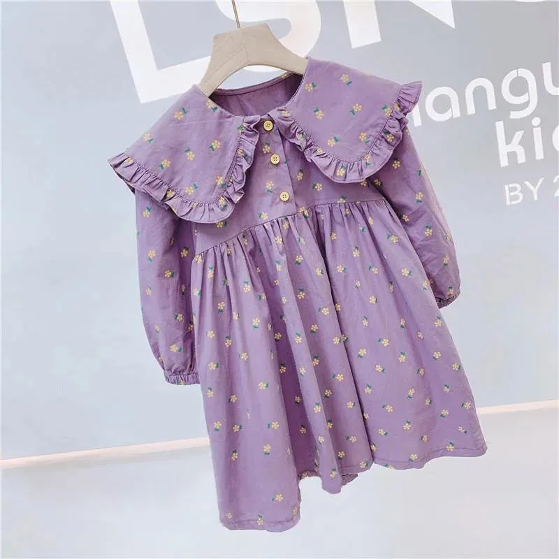Baby Girls Dress - Casual Pink Princess Dress