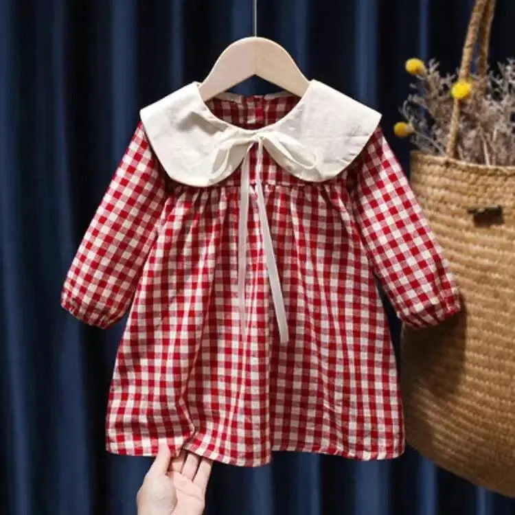 Baby Girls Dress - Casual Pink Princess Dress