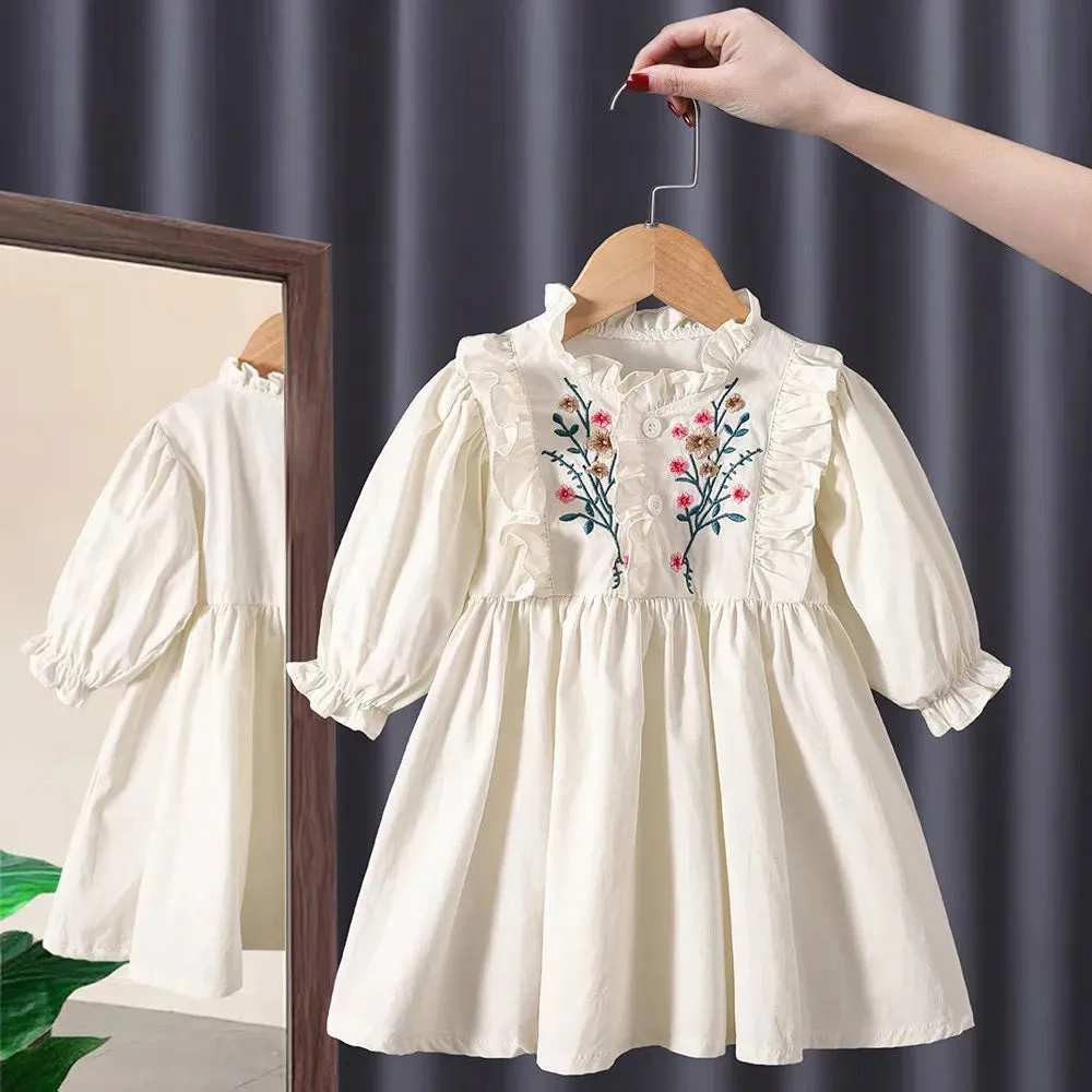 Baby Girls Dress - Casual Pink Princess Dress