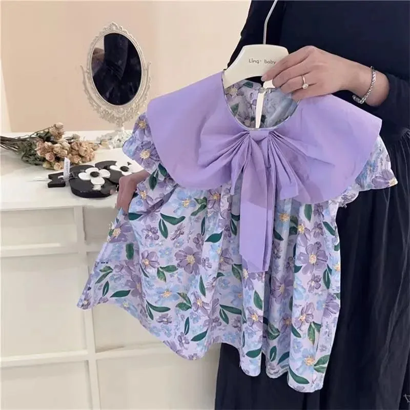 Baby Girls Dress - Casual Pink Princess Dress
