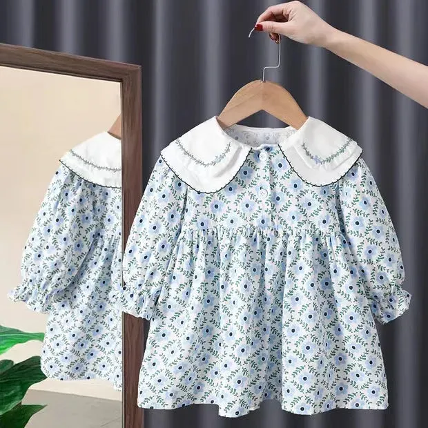 Baby Girls Dress - Casual Pink Princess Dress