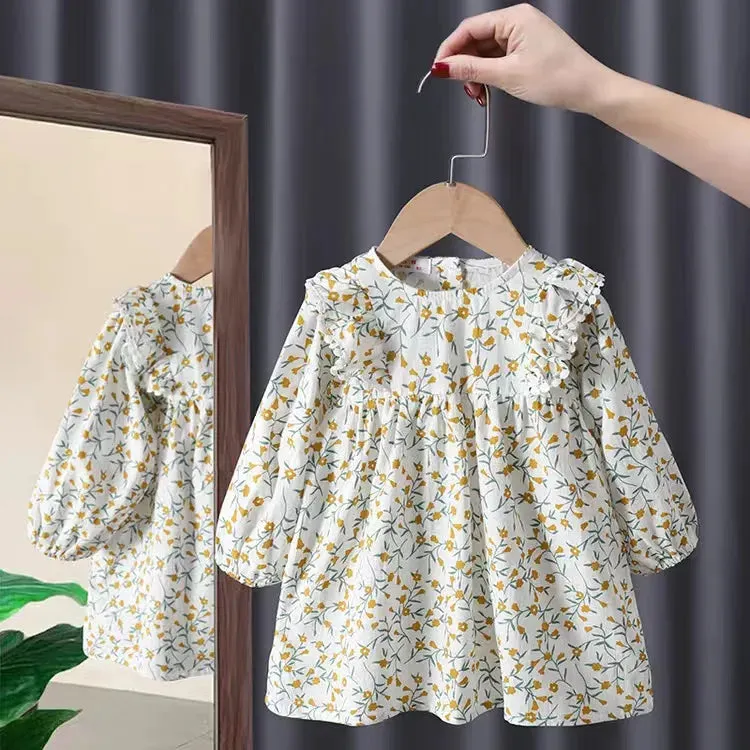 Baby Girls Dress - Casual Pink Princess Dress