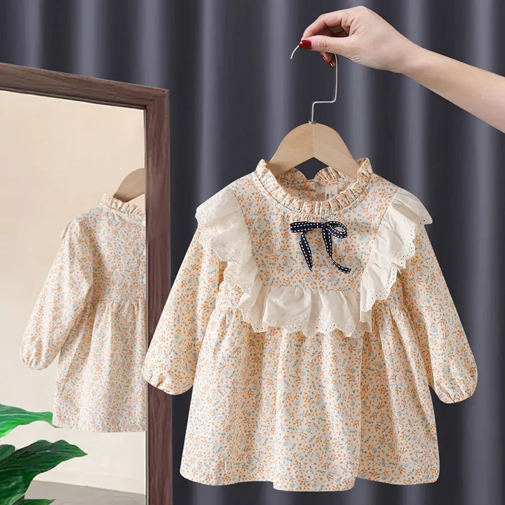 Baby Girls Dress - Casual Pink Princess Dress