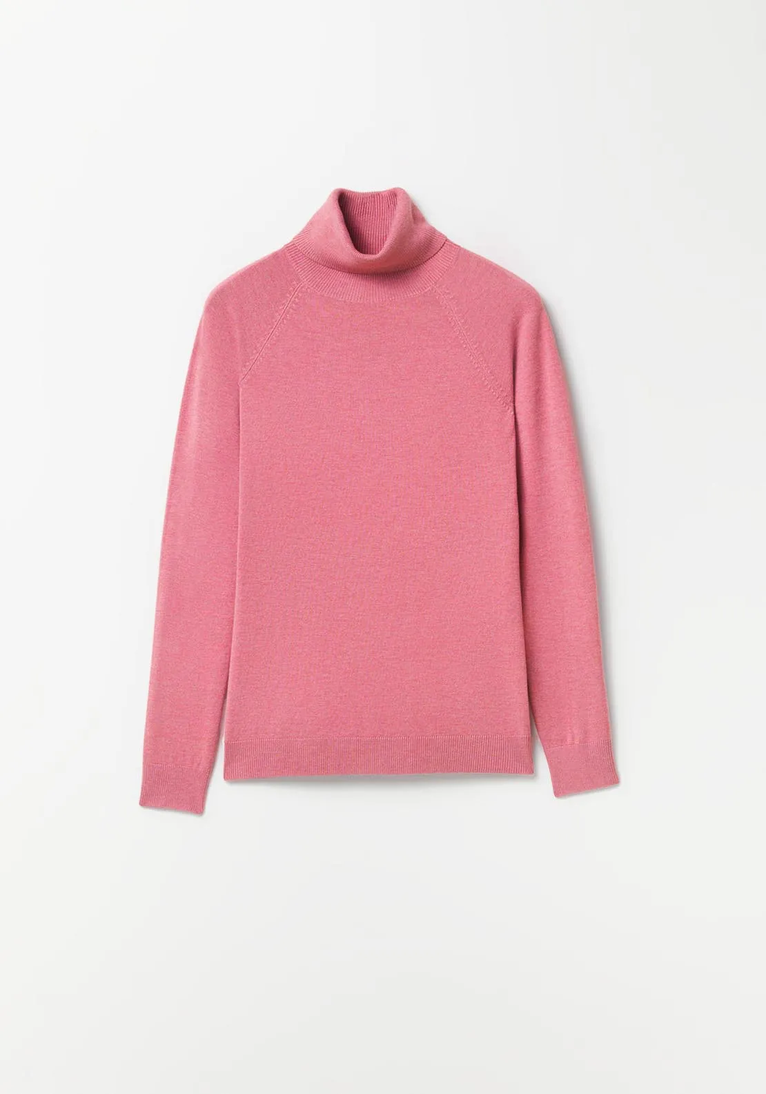Basic high-neck top - Light Pink