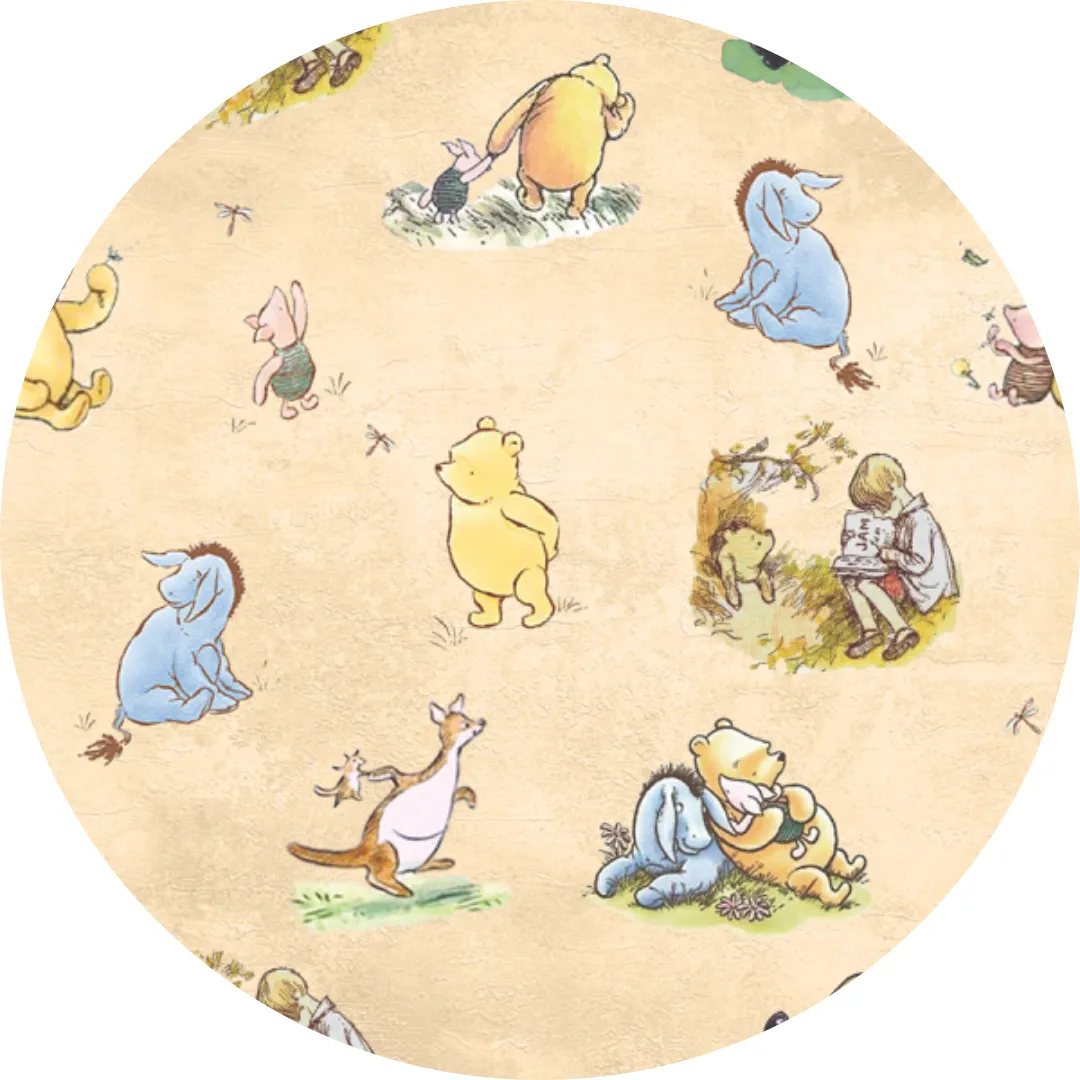 Beary Best Friends (Classic Pooh) Ruffle Sleeve Twirl Dress