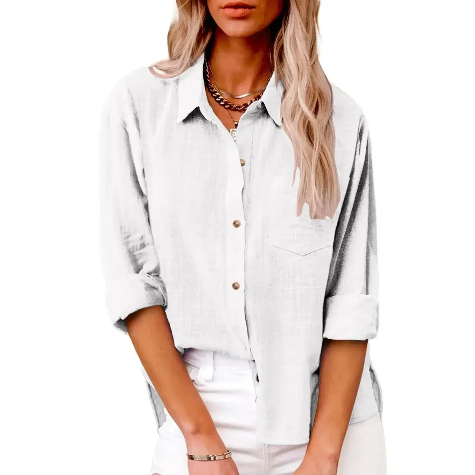 Beatrice – Cotton Linen Everyday Shirt