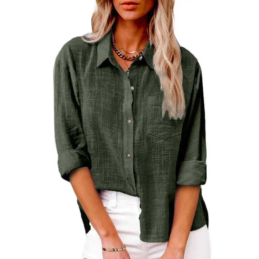 Beatrice – Cotton Linen Everyday Shirt