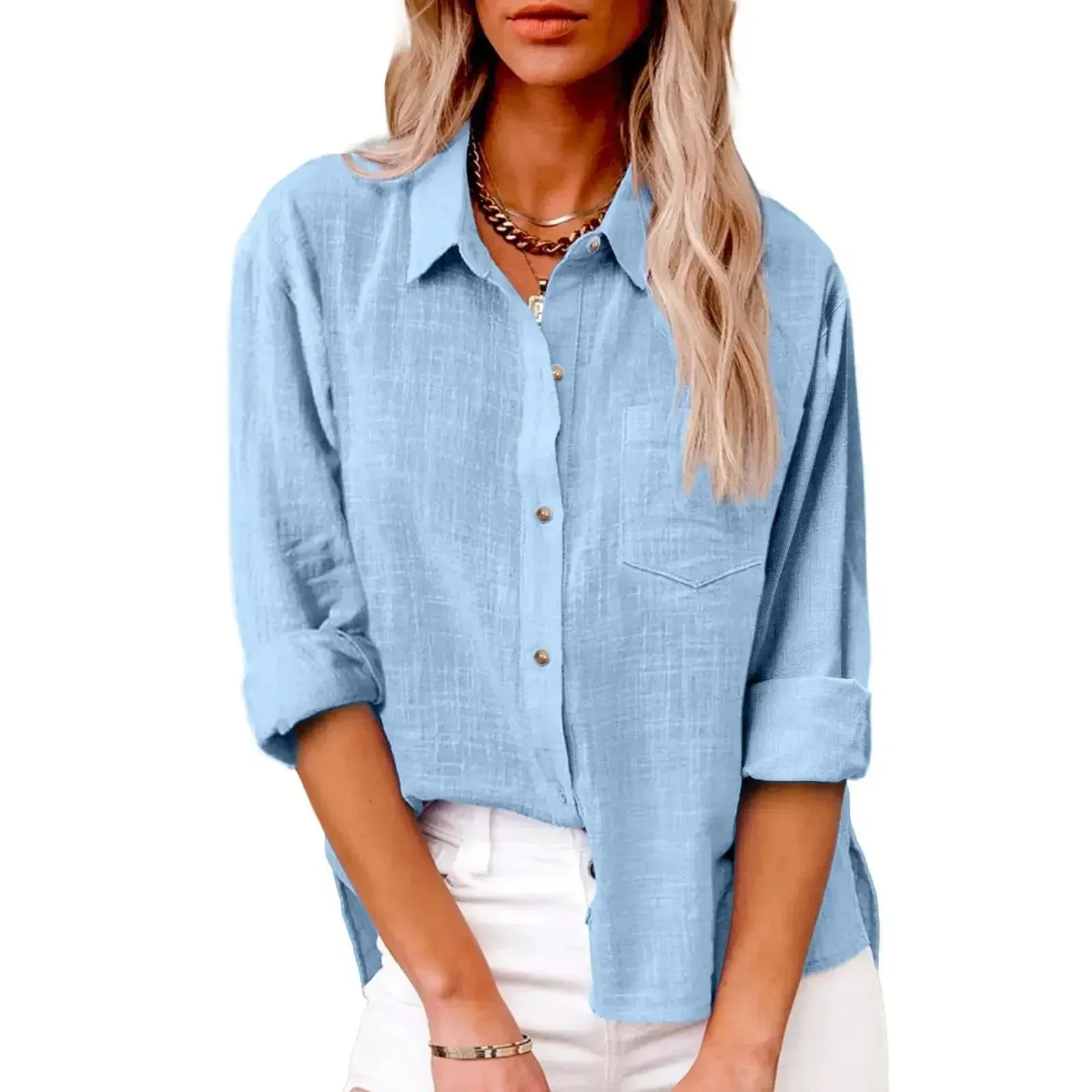 Beatrice – Cotton Linen Everyday Shirt