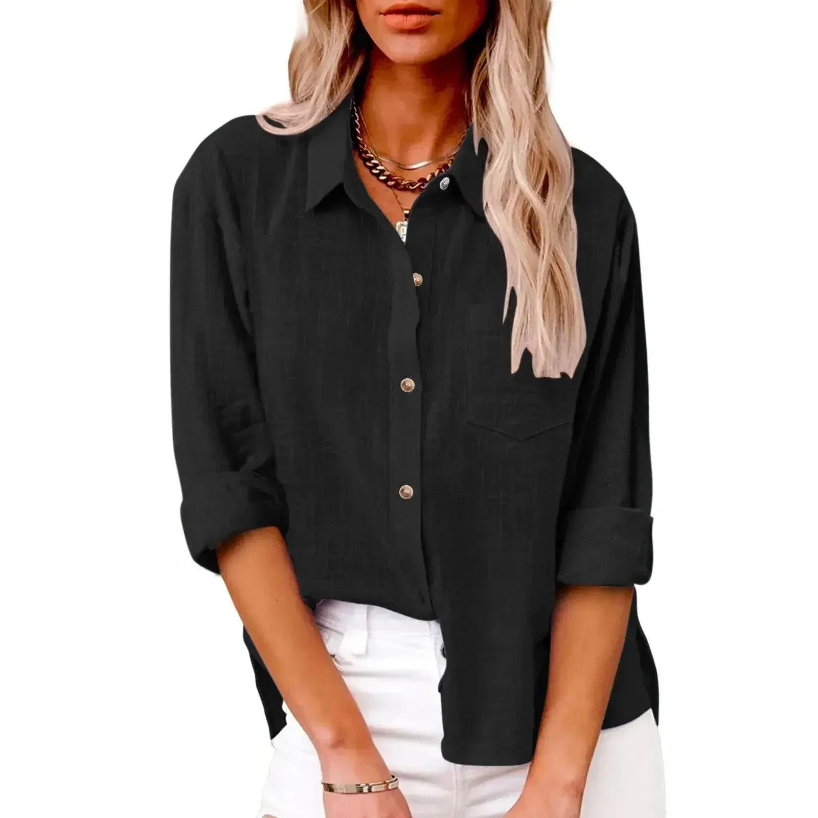Beatrice – Cotton Linen Everyday Shirt