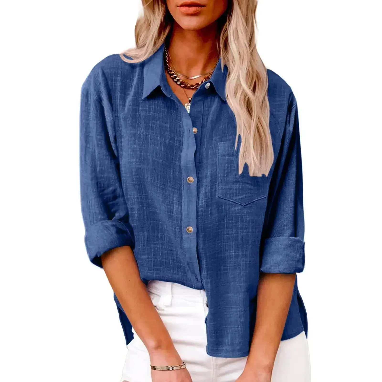 Beatrice – Cotton Linen Everyday Shirt