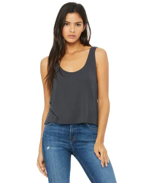 Bella Canvas Ladies Boxy Tank | Dark Grey