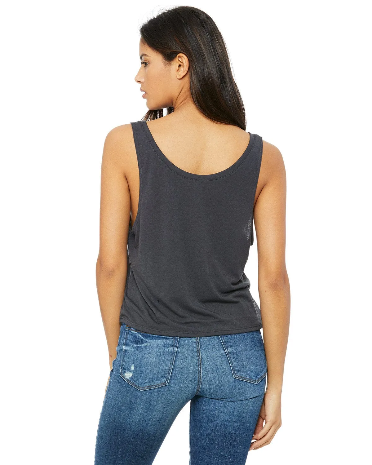 Bella Canvas Ladies Boxy Tank | Dark Grey