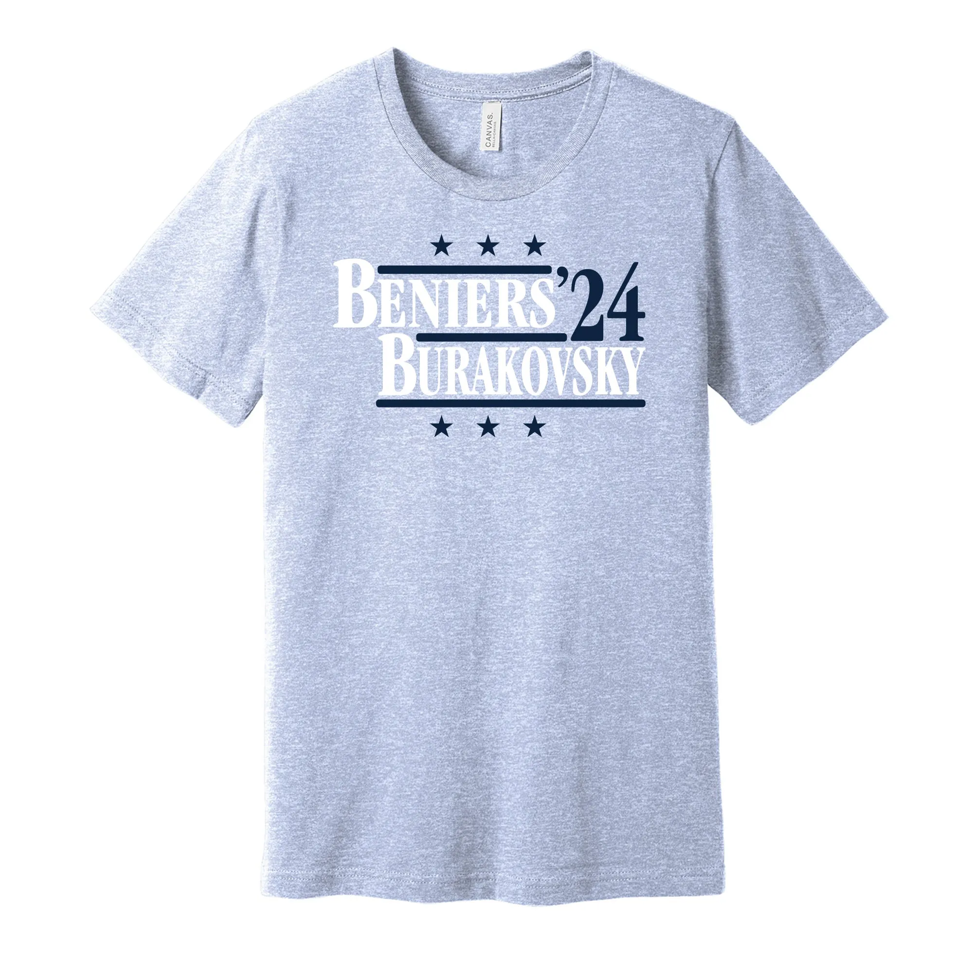Beniers & Burakovsky '24 - Seattle Hockey Political Campaign Parody T-Shirt - Hyper Than Hype Shirts