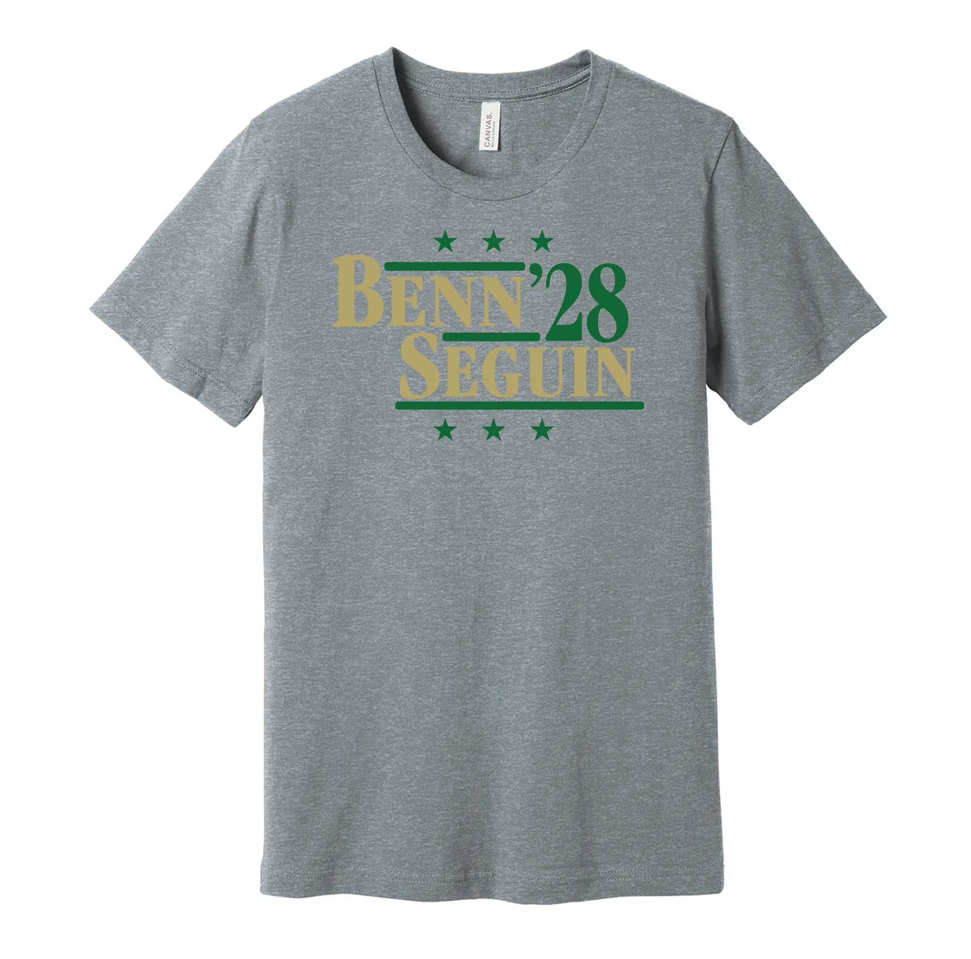 Benn & Seguin '28 - Dallas Texas Political Campaign Parody T-Shirt - Hyper Than Hype Shirts