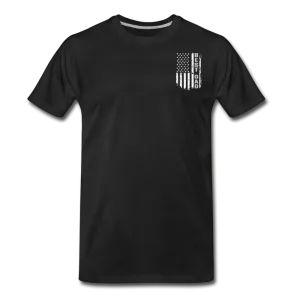 Best Dad American Flag Men's Premium T-Shirt