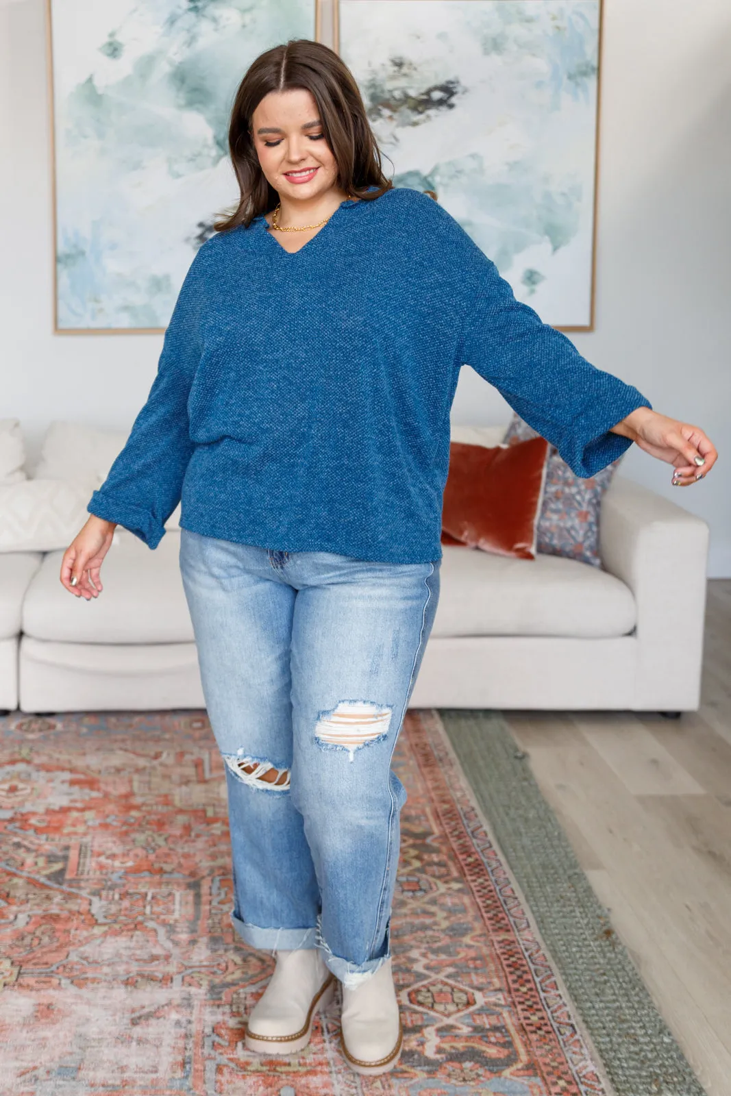 Best Foot Forward V-Neck Pullover - 2/24