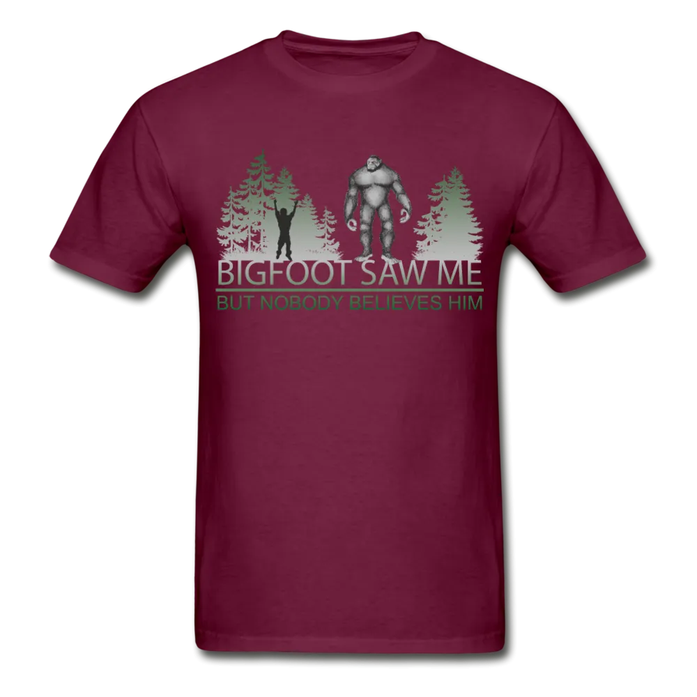 Bigfoot Saw Me Gildan Ultra Cotton Adult T-Shirt