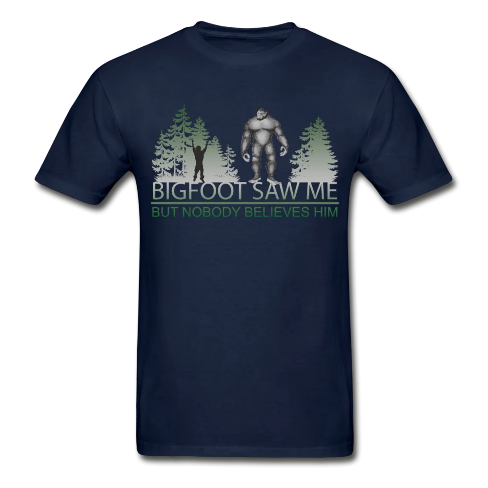 Bigfoot Saw Me Gildan Ultra Cotton Adult T-Shirt
