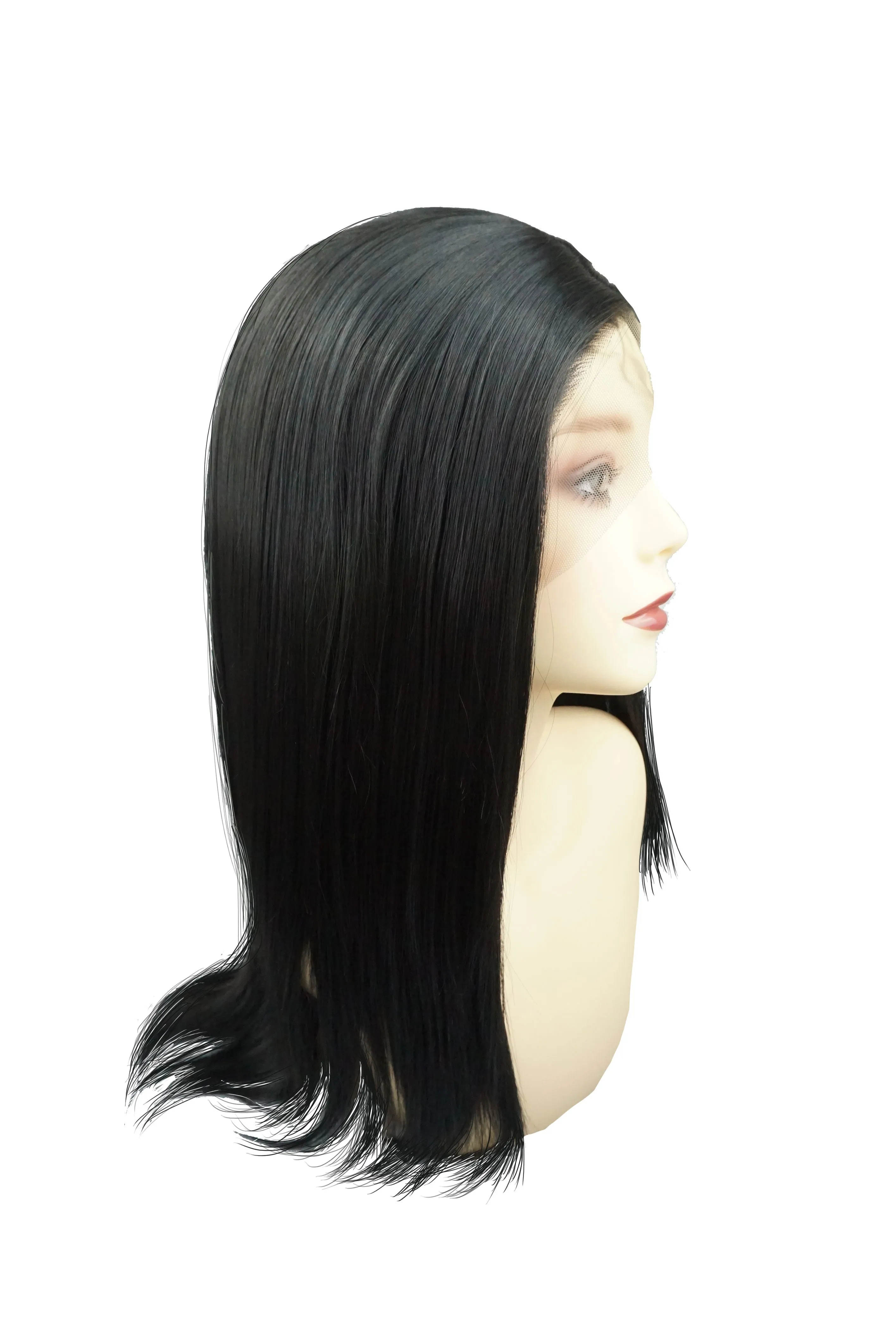 Billie Black｜Synthetic Swiss Lace Front Wig